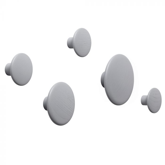 Muuto Dots Coat Hooks, Wood