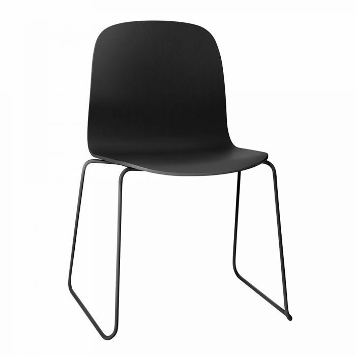 Muuto Visu Chair - Sled Base, Black