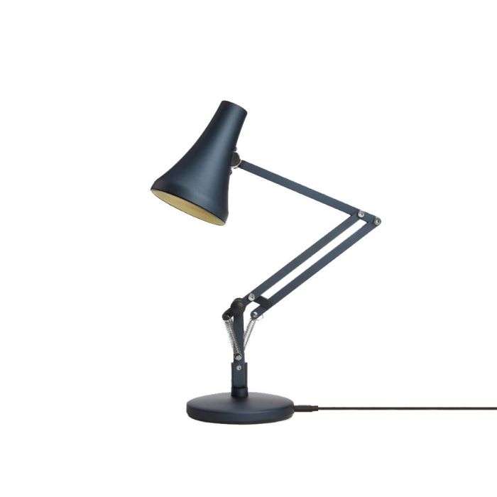 Anglepoise 90 Mini Mini Desk Lamp - Steel Blue & Grey