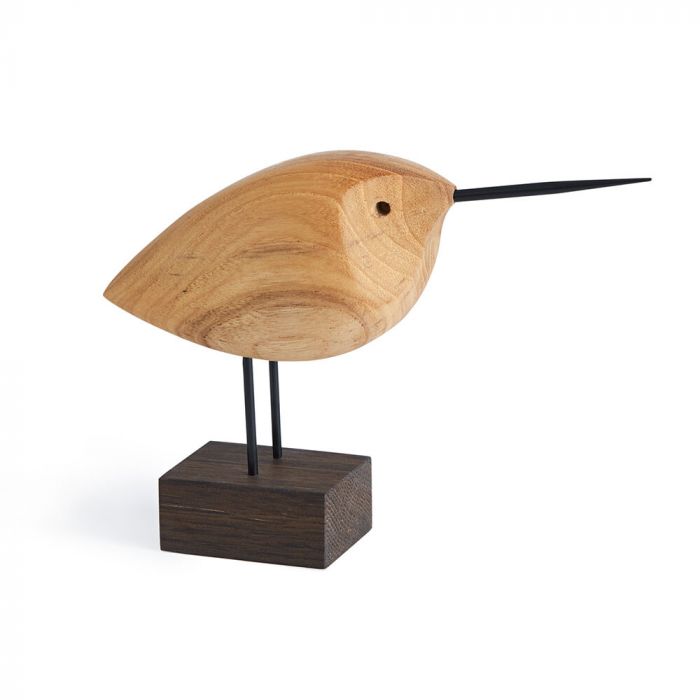 Warm Nordic Beak Birds - Awake Snipe (Teak)