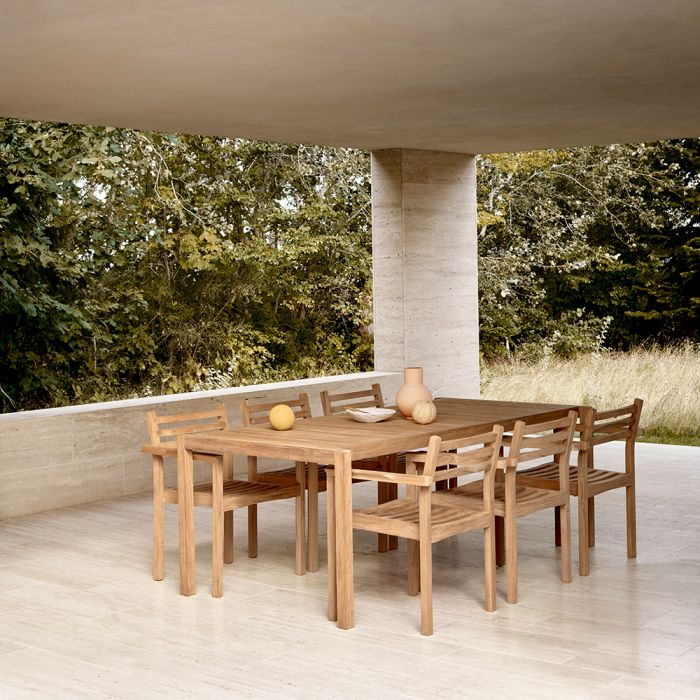 Carl Hansen Son AH901 Outdoor Dining Table Utility Design UK