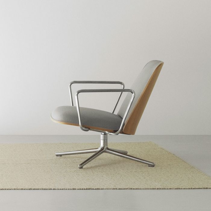 Normann Copenhagen Pad Lounge Chair Swivel - Low