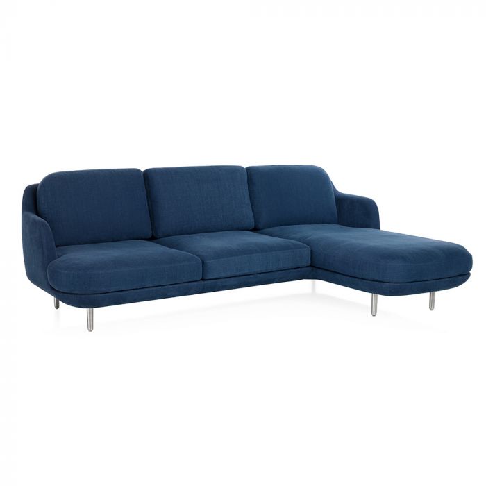 Fritz Hansen Lune Sofa - 3 Seat with Chaise