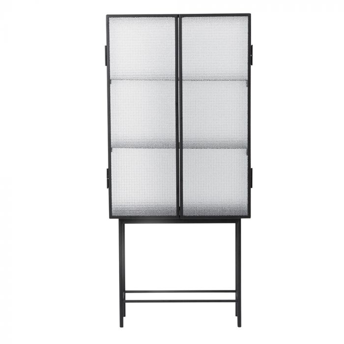 Ferm Living Haze Vitrine Glass Cabinet - Wired Glass