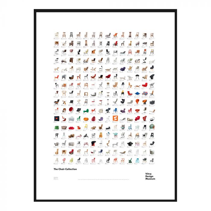 Vitra Design Museum Poster - Chair Collection