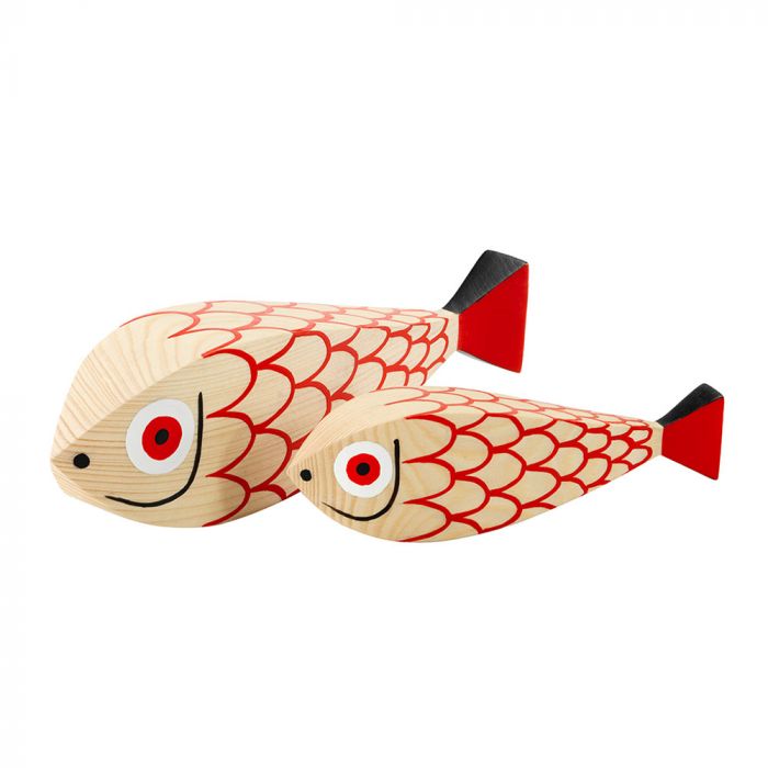 Vitra Wooden Fish Mother & Child 