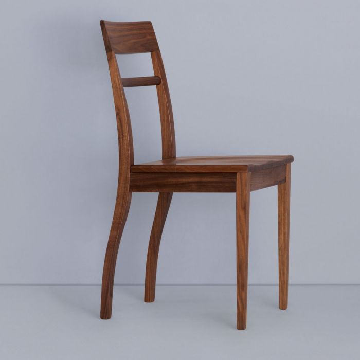 Zeitraum Blue Wooden Dining Chair Utility Design UK