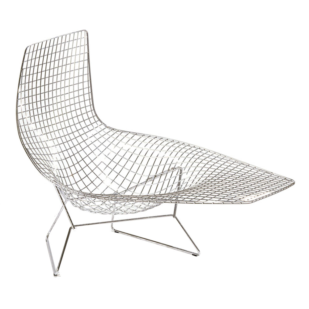 Knoll Bertoia Asymmetric Unupholstered Chaise - Utility Design Knoll Studio