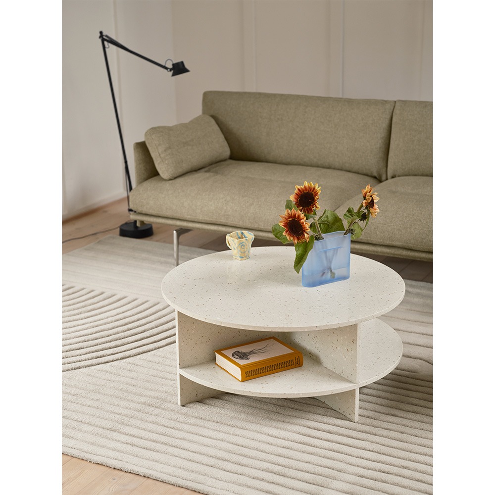 Muuto Halves Coffee Table by MSDS Studio | Terrazzo
