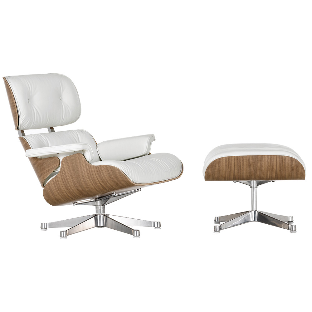 Buy The Vitra White Eames Lounge Chair Utility Design regarding Chaise Longue Eames