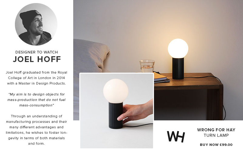 Introducing: Wrong For Hay Turn On Lamp by Joel Hoff