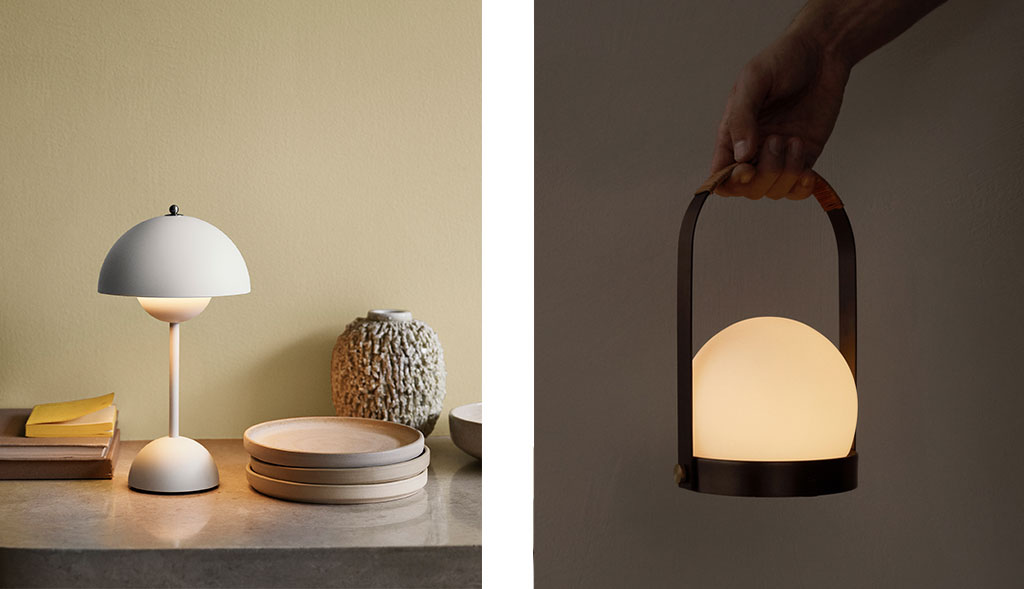 10 Best Portable Table Lamps For The, Battery Operated Table Lamps Next To Each Other